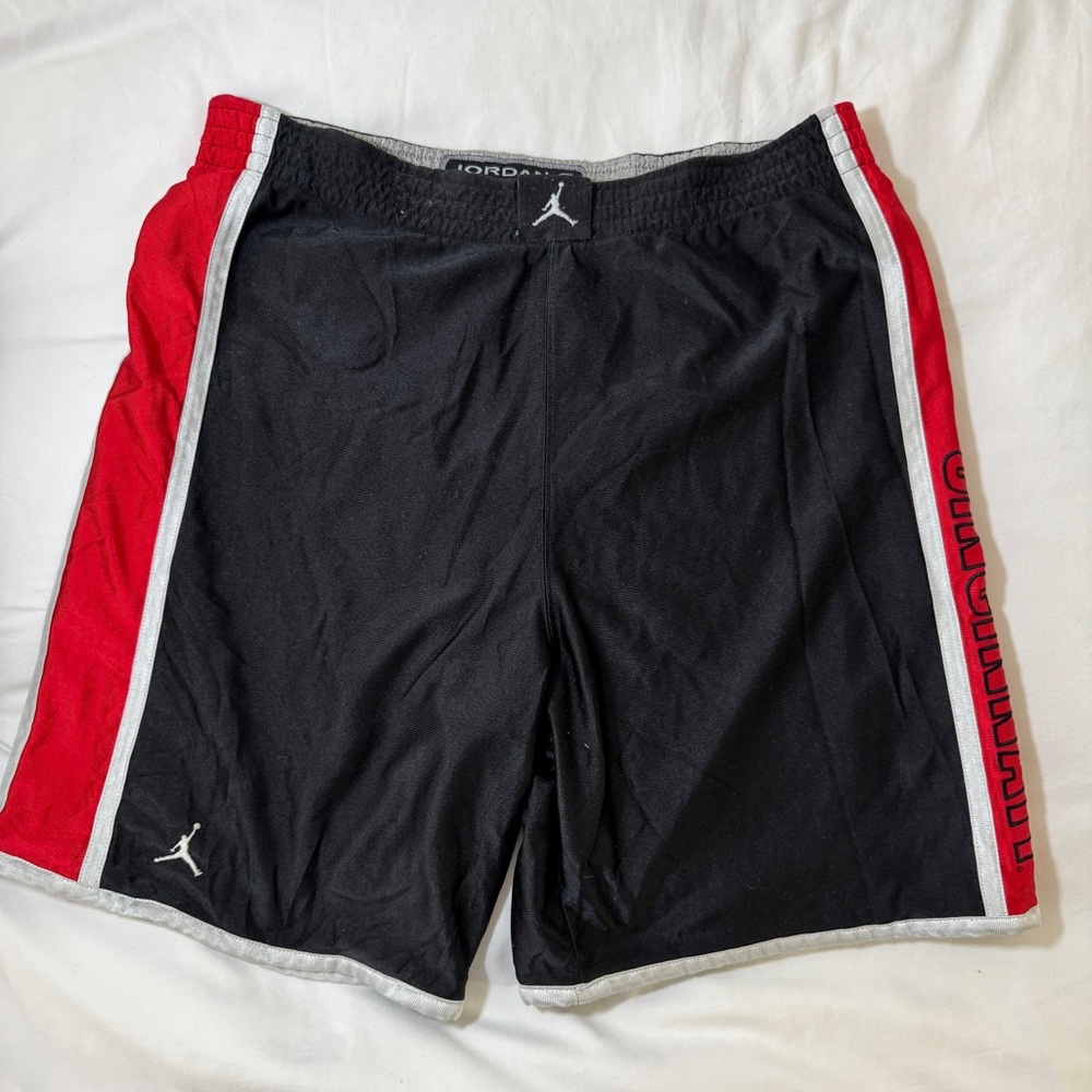 Men's Jordan Reversible Shiny Dazzle Basketball Shorts Y2K Cincinnati